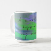 Inspiration Art Miracle Message Kaffeetasse (Vorderseite Links)