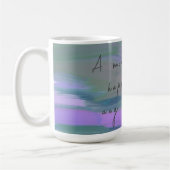 Inspiration Art Miracle Message Kaffeetasse (Links)