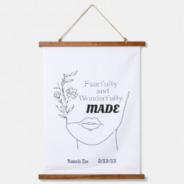 Inspiration Art Wood Hangband Wandteppich Mit Holzrahmen