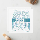 Inspiration - ASL-Design Mitteilungskarte (Vorderseite/Rückseite Beispiel)