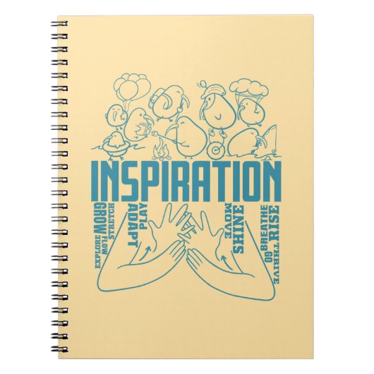 Inspiration - ASL-Design Notizblock (Vorderseite)