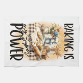 Inspiration Backen ist meine Supermacht Geschirrtuch (Horizontal)