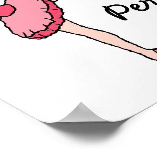 Inspiration Ballet Dancer Poster (Ecke)