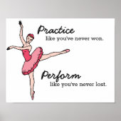 Inspiration Ballet Dancer Poster (Vorne)
