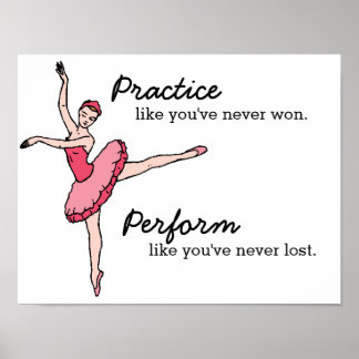 Inspiration Ballet Dancer Poster