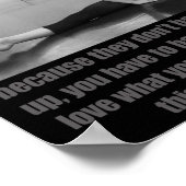 Inspiration Ballet Poster Mistral Copeland Quote (Ecke)