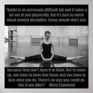 Inspiration Ballet Poster Mistral Copeland Quote
