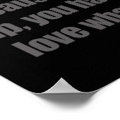 Inspiration Ballet Poster Mistral Copeland Quote (Ecke)