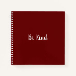 Inspiration Be Kind School Notebook Notizblock
