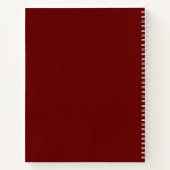 Inspiration Be Kind School Notebook Notizblock (Rückseite)