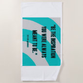 Inspiration Beach Handtuch (Vorderseite)