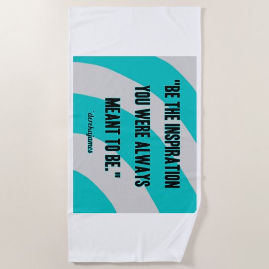 Inspiration Beach Handtuch (Vorderseite)