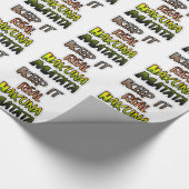 Inspiration "Behalt it Real Hakuna Matata" Kunst Geschenkpapier (Ecke)