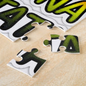 Inspiration "Behalt it Real Hakuna Matata" Kunst Puzzle (Seite)