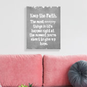 Inspiration Behielt den Glaubenssatz Leinwanddruck (Insitu (Wohnzimmer))