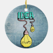 Inspiration beleuchten - Retro-Lampe Keramik Ornament (Hinten)