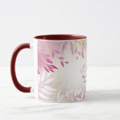 Inspiration Bibel Verse Rosa Blumenmutter Tag Tasse (Links)