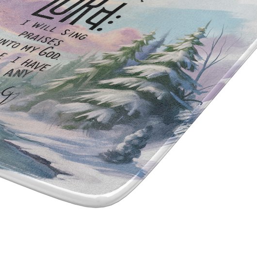 Inspiration Bibel Verse/Scripting Cutting Board Schneidebrett (Ecke)