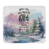 Inspiration Bibel Verse/Scripting Cutting Board Schneidebrett (Vorderseite)