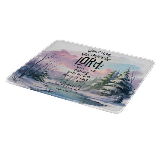 Inspiration Bibel Verse/Scripting Cutting Board Schneidebrett (Ecke)