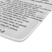 Inspiration Bibel Verse/Scripting Cutting Board Schneidebrett (Ecke)