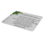 Inspiration Bibel Verse/Scripting Cutting Board Schneidebrett (Ecke)
