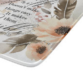 Inspiration Bibel Verse/Scripting Cutting Board Schneidebrett (Ecke)