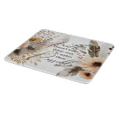Inspiration Bibel Verse/Scripting Cutting Board Schneidebrett (Ecke)
