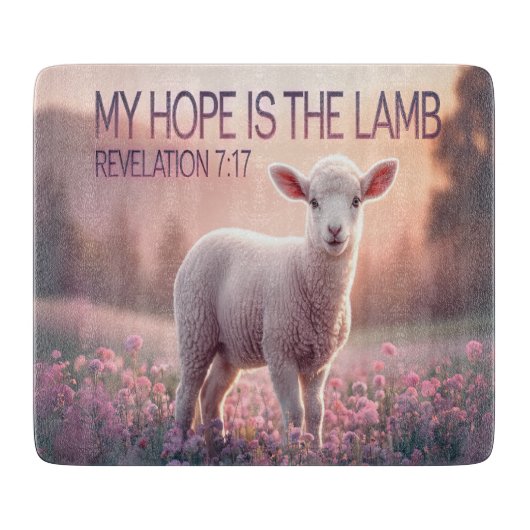 Inspiration Bibel Verse/Scripting Cutting Board Schneidebrett (Vorderseite)