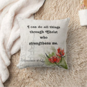 Inspiration Bibel Verse Scripture Throw Kissen (Decke)