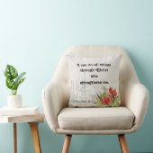 Inspiration Bibel Verse Scripture Throw Kissen (Stuhl )