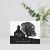 Inspiration Bibel Verse Vatertagskirche Postkarte (Stehend Vorderseite)