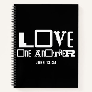 Inspiration Bible Quote Liebe Notizblock