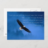 Inspiration Bible Verse Isaiah Postkarte (Vorne/Hinten)