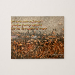 Inspiration - Bienenstand - Bienen - Süßer Erfolg Puzzle