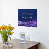 Inspiration Blau und Lila Foliendrucke (Ablage(Küche))