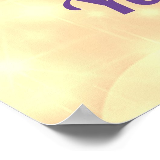 Inspiration Blume Fairy Zitat Poster (Ecke)