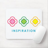 Inspiration (Blume) Mousepad (Mit Mouse)