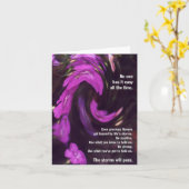 Inspiration Blume Note Card 1 Karte (Gelbe Blume)