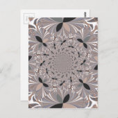 Inspiration-Blume Postkarte (Vorne/Hinten)