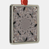 Inspiration-Blume Silbernes Ornament (Rechts)