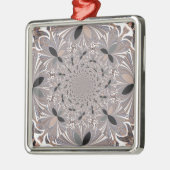 Inspiration-Blume Silbernes Ornament (Links)