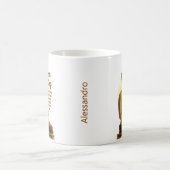 Inspiration Buddha Motivation Weiß Kaffeetasse (Mittel)