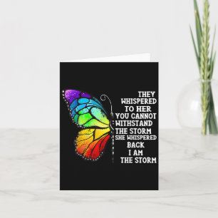 Inspiration Butterfly Empowerment Motivation sie Karte