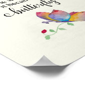 Inspiration Butterfly Wall Art Poster (Ecke)
