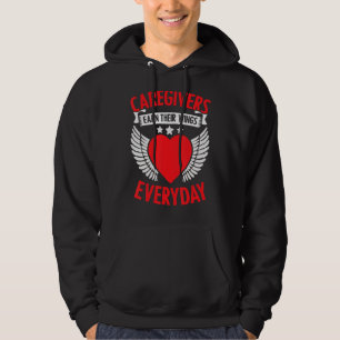 Inspiration Caregiver Wing Beruf Nurse Aide Hoodie
