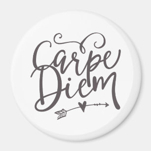 Inspiration Carpe Diem Sieze der Tag Magnet