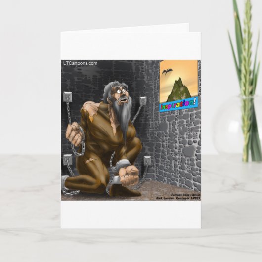 Inspiration - Cartoon der Motivation Karte (Vorderseite)