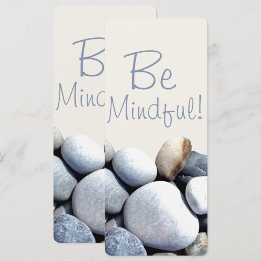 Inspiration Chic Be Mindful Kies Lesezeichen (Vorne/Hinten)