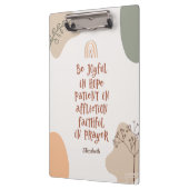 Inspiration Christlich Bibel Verse Moderner Boho Klemmbrett (Links)